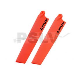 LX61151  Lynx Heli MCPX BL Plastic Main Blade 115mm Orange Neon  